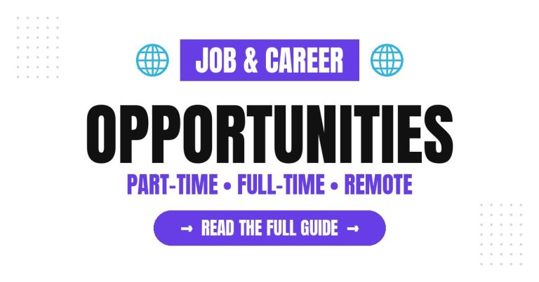 Explore Job and Career Opportunities: Part-Time, Full-Time, Remote and More